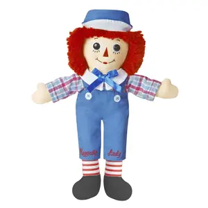 Aurora Timeless Raggedy Ann & Raggedy Andy Raggedy Andy Classic Stuffed Doll - Cherished Memories - Lasting Play - Multicolor 12 Inches