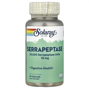Solaray Serrapeptase, 10 mg, 90 VegCaps