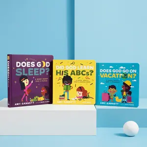 Tiny Theologians Board Book Bundle – Set of 3 | God's Presence, Power & Knowledge for Kids
