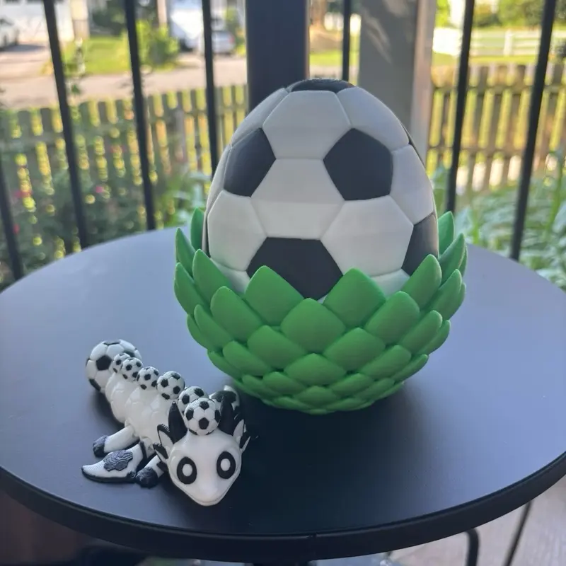 Flexi Soccer Dragon w/ Matching Egg