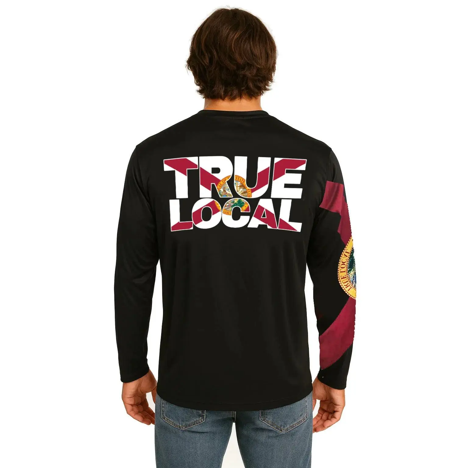 True Local Dri-Fit Performance Long Sleeve – TL BIG Words (Black)