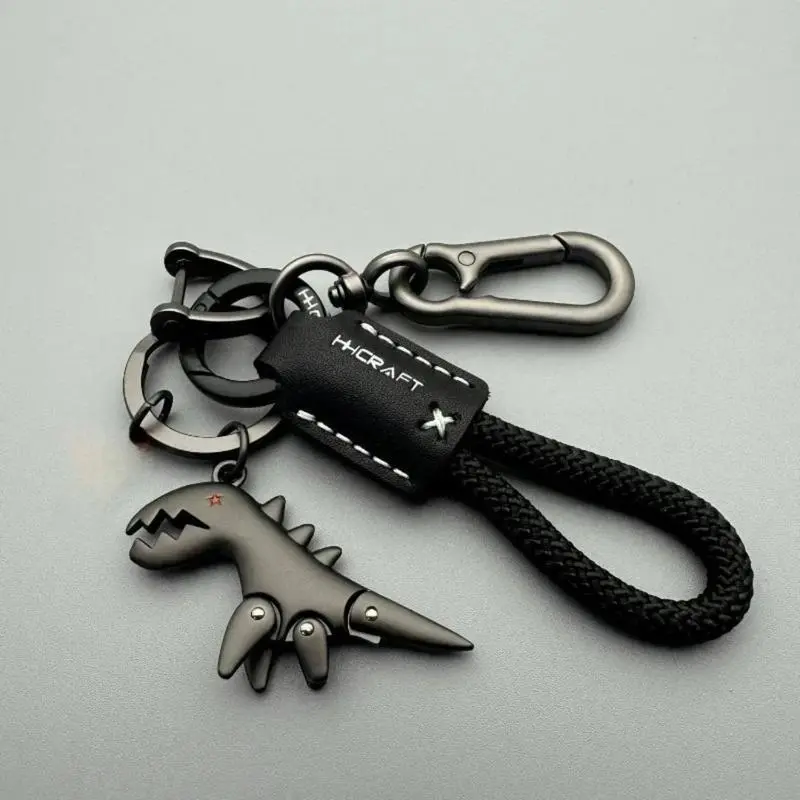 Car keychain dinosaur keychain exquisite girl keychain cute car keychain student backpack pendant keychain