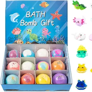 Natural Bath Fizz Balls, Holiday & Birthday Gifts, for Boys & Girls