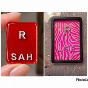 X-ray markers. Left and right.