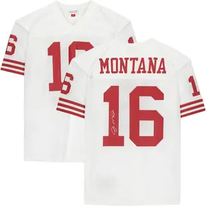 Joe Montana San Francisco 49ers Autographed White Mitchell & Ness Authentic Jersey - Fanatics Authentic Certified