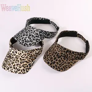 2026 New Leopard Print Visor Cap for Men Women, Trendy Street Style Hollow Top Sun Hat, Curved Brim UV Protection Hat, Lightweight Breathable Outdoor Sports Casual Shade Cap, Fashion Hip Hop Design for Daily Streetwear & Travel