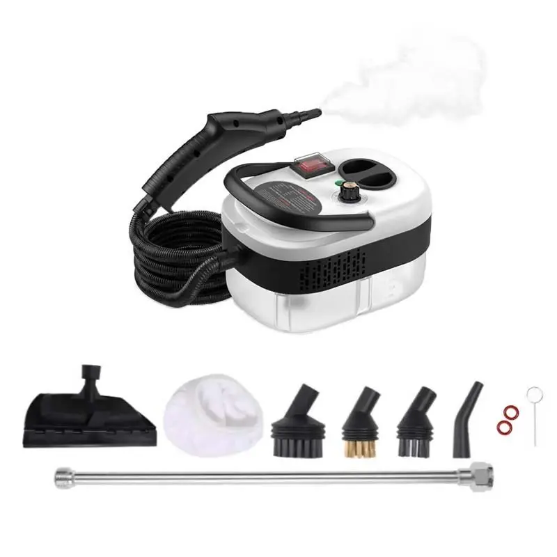 Portable Handheld Steam Cleaner with 10 Accessories, Adjustable Levels, Fast Heat-Up Steamer for Kitchen, Bathroom, Tile & Car Cleaning, Lightweight Ergonomic Design, Multi‑Purpose Stain Remover for Daily Cleaning