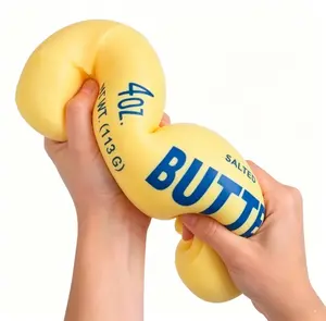 Butter Bar-Shaped Slow-Rebound Toy, Soft Sticky Texture, Realistic Sensory Experience, Stress Relief Toy, Ideal Gift for Kids and Adults
