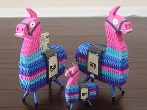 Fortnite Loot Llama 3D Printed Piggy Bank/Figurine Decor Decoration