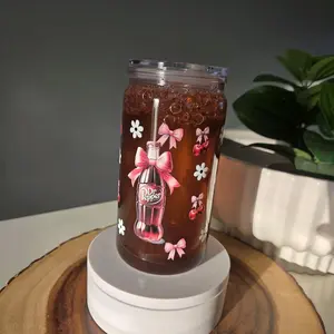 glitter lava effect snow glove tumbler with floating glitter in liquid between walls vaso tipo snow globe Washable Portable Reusable Cup