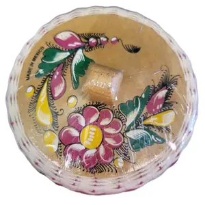 Handmade Mexican Tortilla Warmer - Hand Painted Insulated Foam Keeps Tortillas Warm - Made in Mexico Decorative Design
