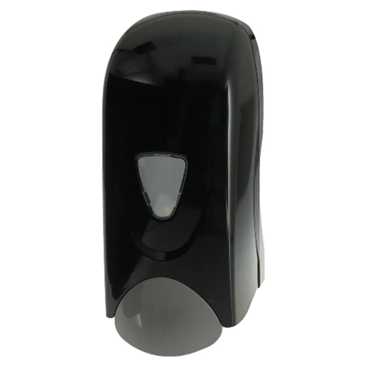 212 MAIN Touchless Automatic Soap Dispenser, 1000ml Impact Foam-Eeze Bulk Bathroom Accessory, Compact Modern Smooth-Finish Design with Refill Bottle - Black/Gray