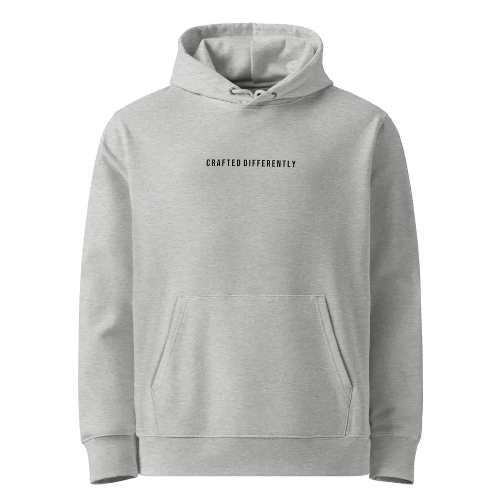 Crafted Differently Unisex Essential Organic Hoodie