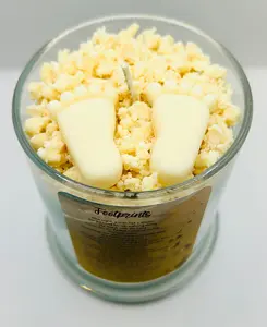 Footprints in the Sand Candle