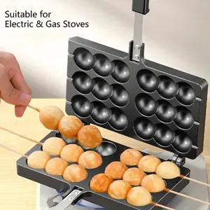 Commercial Egg Waffle Mold, Home Gas And Electric Egg Waffle Baking Machine, Cookie And Cake Molds