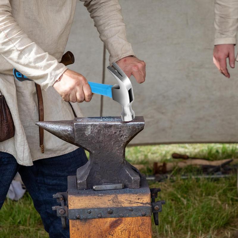 Claw Hammer with Comfort Grip Framing Hammer with Smooth Head Stubby Hammer 13 oz Claw Hammers Stainless Steel Hammers Tools Perfect for Household Projects Garage