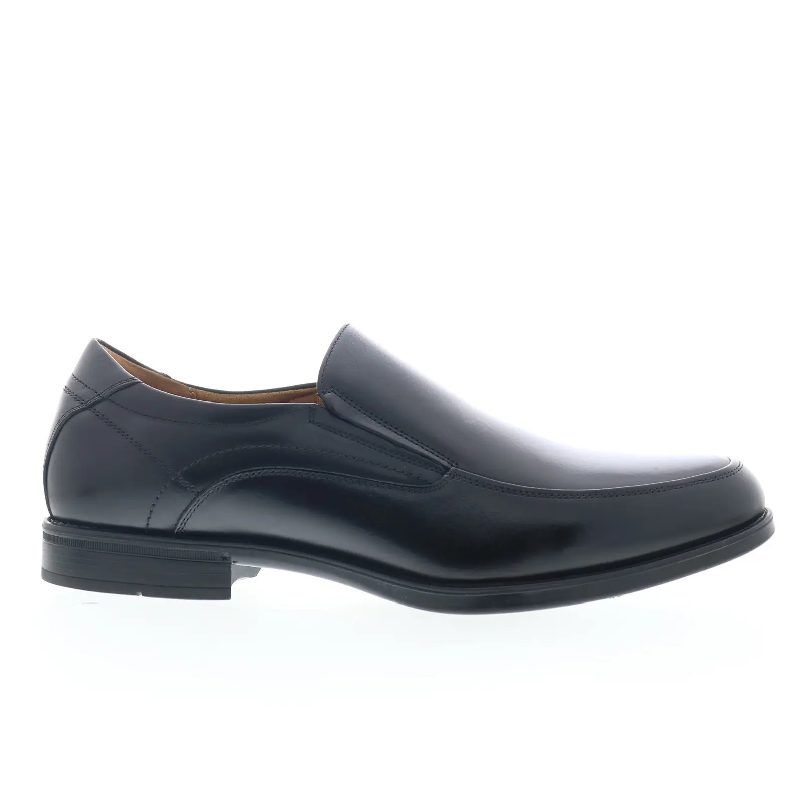 Florsheim Midtown Moc Slip Mens Black Extra Extra Wide 5E Loafers Shoes