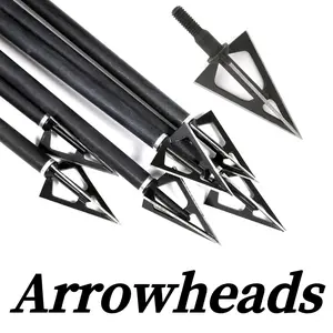 12 PCS Arrowheads – Sturdy & Durable, Compatible with Various Arrow Shafts, Suitable for Beginners & Pros, Essential Accessory for Daily Archery Practice