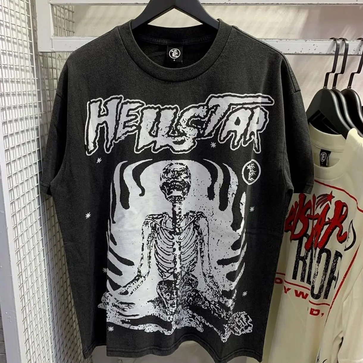 Hell-star Inner Peace Y2K Aesthetic T Shirt, Harajuku Tee, Goth Punk T-Shirt, Alternative Clothing, Y2k Graphic Shirt, Unisex Shirt, Cotton Shirt, Vintage Shirt, Crewneck Shirt, Streetwear, Oversized T-Shirt Y68