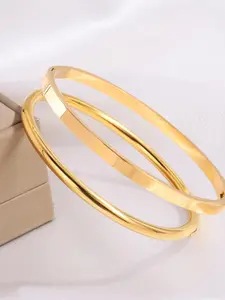 Elegant Style Bangle Bracelet, Stainless Steel Fashion Bangle, Modern Fashion Accessories for Women & Men, Trendy All-match & Exquisite Jewelry for Birthday Gift