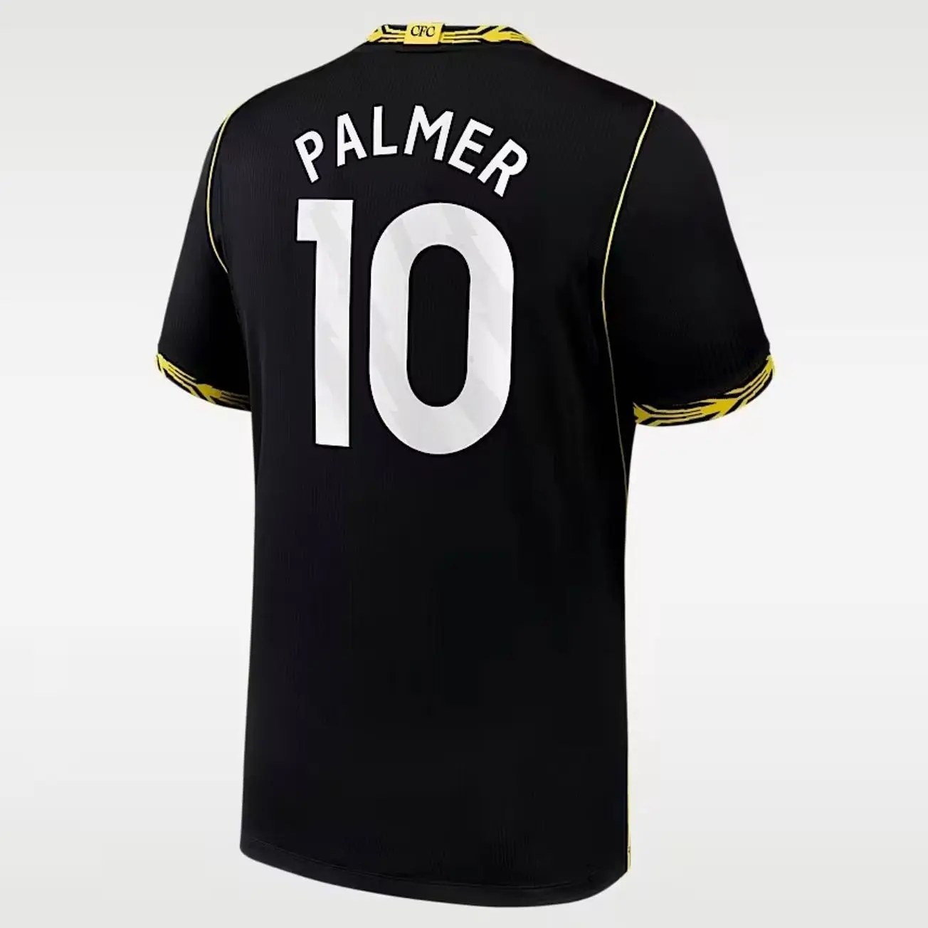 Unisex Soccer Mens Athletic Short Sleeve Football Shirt Sports Fan Training Top Breathable Lightweight Casual Streetwear Palmer  Away Replica Player Jersey - Black