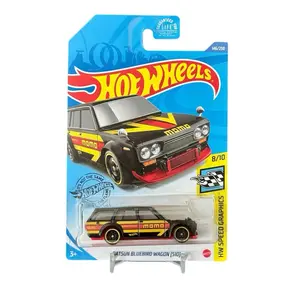 Hot Wheels Datsun Bluebird Wagon 510 Black HW Speed Graphics 1:64 Diecast Car
