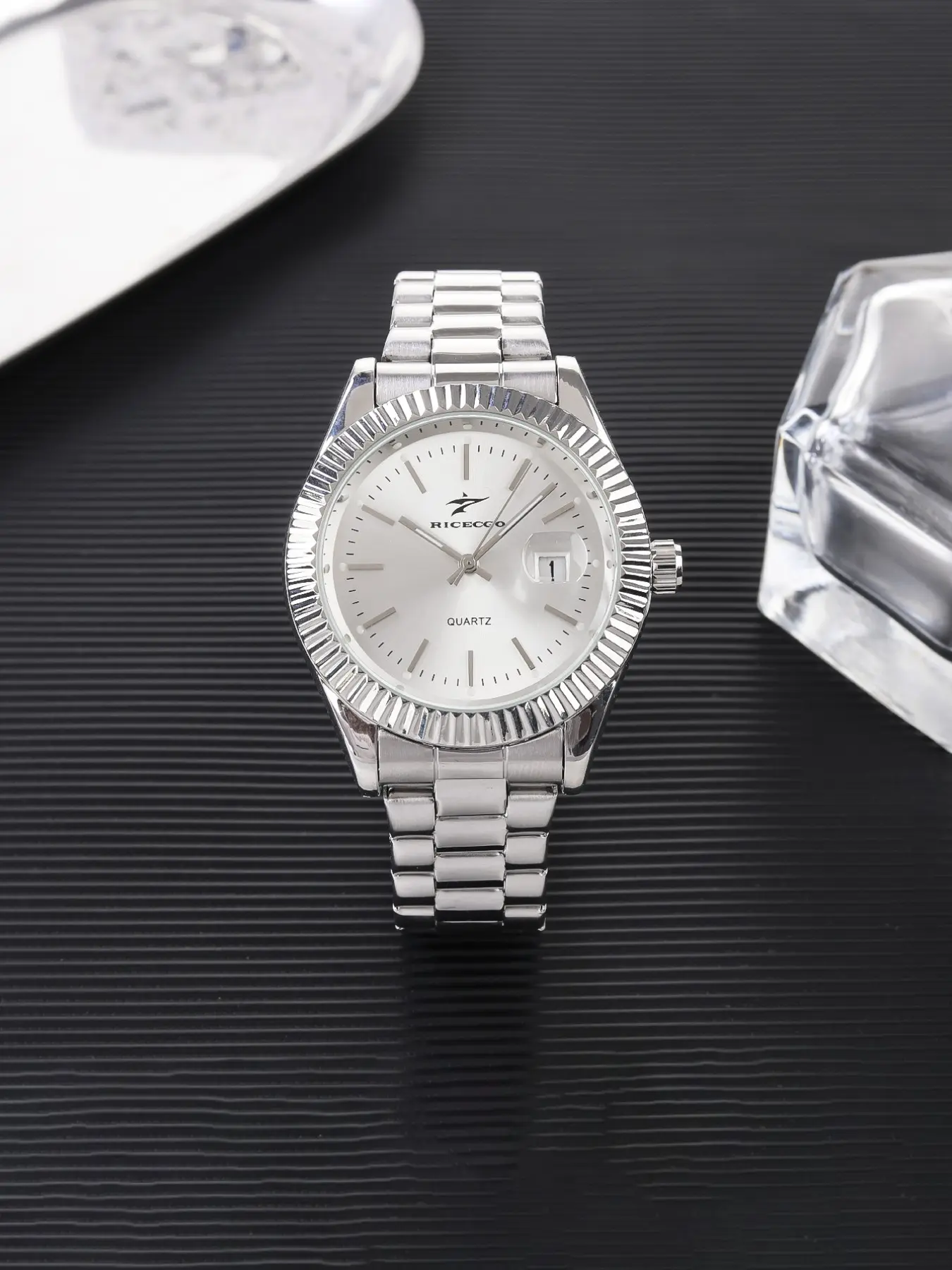 Men's Business Fashion Round Quartz Watch, Modern Fashionable Wristwatch, Trendy Versatile Timepiece, Business Fashion Watches, Perfect for Parties and Daily Wear, Ideal Birthday Gift with Gift Box