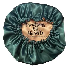 Solid Reversible Satin Bonnet in [Brand Name]