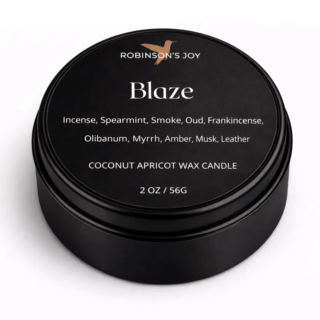 Blaze 2oz Candle - Black Label Men's Collection