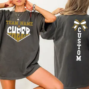 Personalized Cheer Shirt: Custom Mascot and Team Name ,ana2107