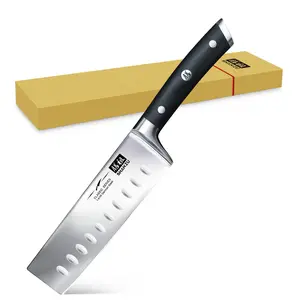 SHAN ZU Classic 6.5-inch German High Carbon Steel Kitchen Knife, kitchen knife, cutting knife, handle designed for ergonomic grip summerwins Blade knives for men