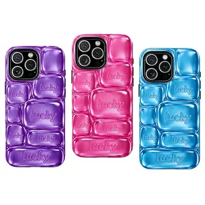 Y2K Aesthetic Lucky 3D Phone Case,for iPhone 17 16 15 14 13 12 11 Pro Max X XS for Samsung S21 S22 S23 S24 S25 S26 Plus Ultra,The Best Gift for Yourself, Friends, and Family, Phone Accessories