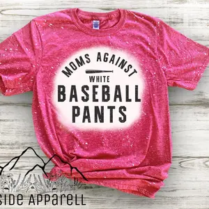 Moms Against White Baseball Pants T-Shirt