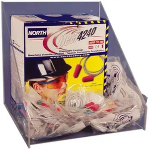 AccuformNMC Open Top Box/Tray Style Earplug Dispenser Tabletop or Wall Mount AEP-3