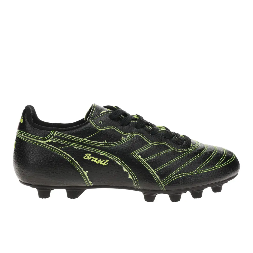 diadora Mens Brasil Next40 Ita Mdpu Firm Ground Soccer Cleats  - Black