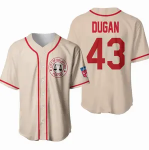 Jimmy Dugan 43 Baseball Jersey 3D shirt Gift S to 5XL