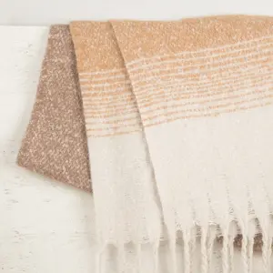 Oversized Ombre Fringe Scarf