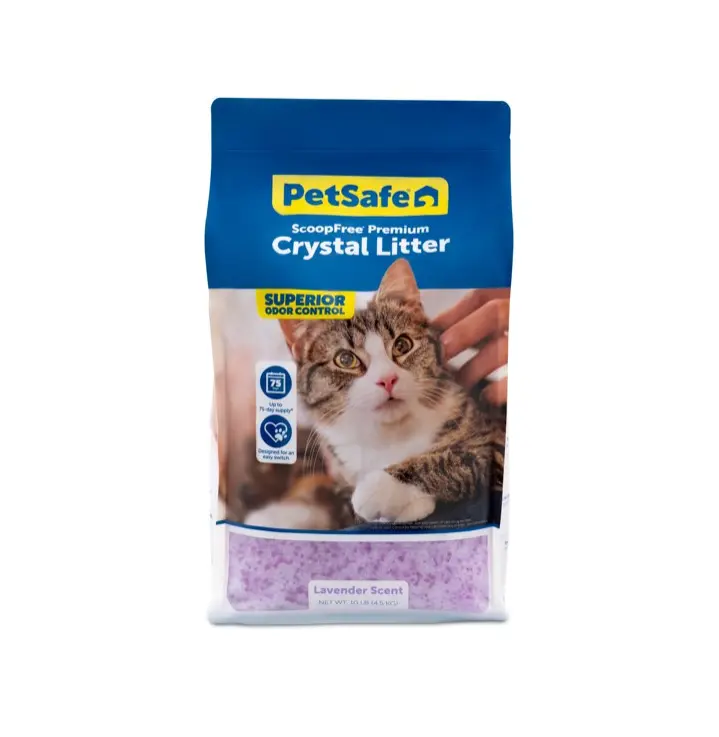 PetSafe ScoopFree Premium Crystal Litter, Lavender Scent, 10-lb bag, Purple