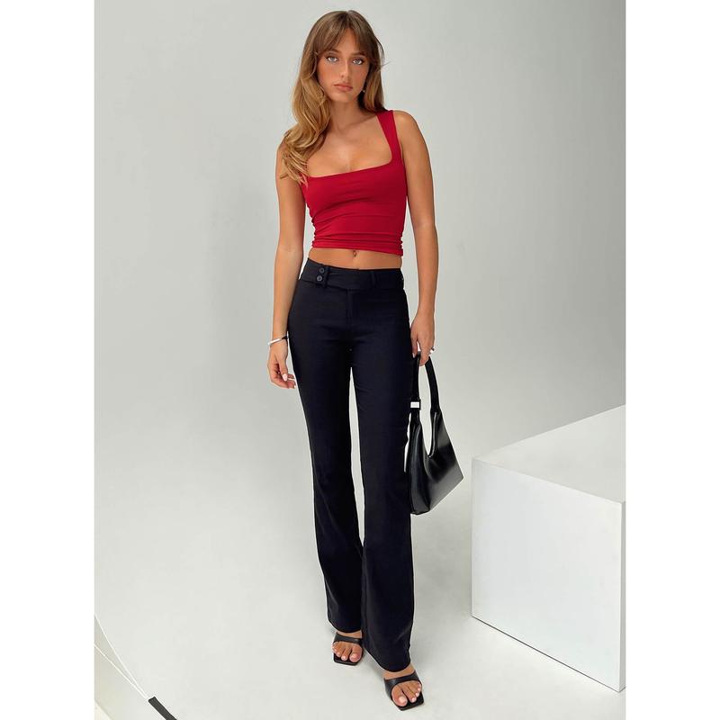 Kinkirk Flared Pants Black Petite