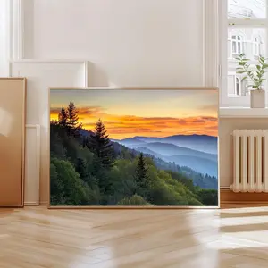 Park sunrise posters, beach sunset palm tree landscape images, ocean views, tropical nature photography, cool and heavenly wall art print posters