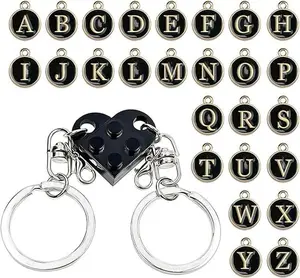 Personalized Couple Heart Keychain – Matching Brick Keychains for Him, Her, Boyfriend, Girlfriend, Mom & Loved Ones, Romantic Gift for Couples