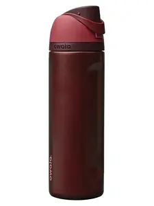 Owala Freesip Black Cherry Water Bottle 24/32oz - Gifts for Women Girls Friends Birthday Christmas, Great for Travel