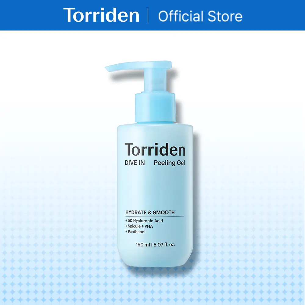 [Torriden Official] DIVE IN Peeling Gel 150ml | Gentle Hyaluronic Acid Exfoliator for Smooth, Hydrated Skin | K-Beauty