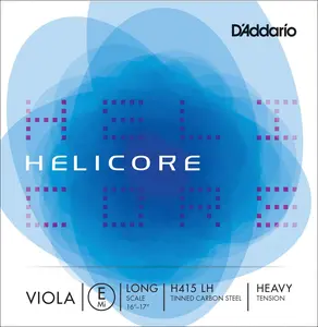 D'Addario Helicore Viola Single E String, Long Scale, Heavy Tension