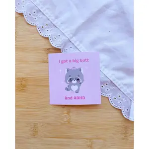 Big Butt ADHD Sticker