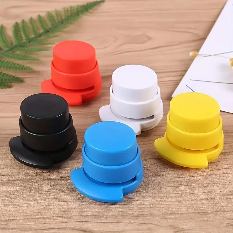 [High-Quality] Stapleless Stapler | 1pc | High-Quality Plastic | Manual Paper Binding | Home and Office Use