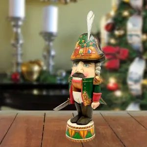 Nutcracker Soldier Hand-Painted WOODCARVED Masterpiece by G. DeBrekht - Christmas Decor - 210010 *** PRE-ORDER - Handmade Just for You! ***