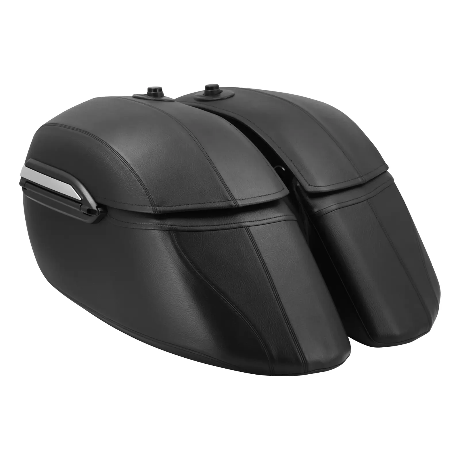 Motorcycle Universal Hard Saddlebags Trunk Luggage For Harley Honda Yamaha