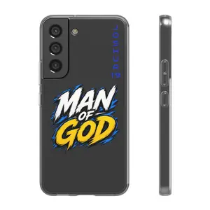 Man of God Phone Case — Joshua 1:9 Flexi Case