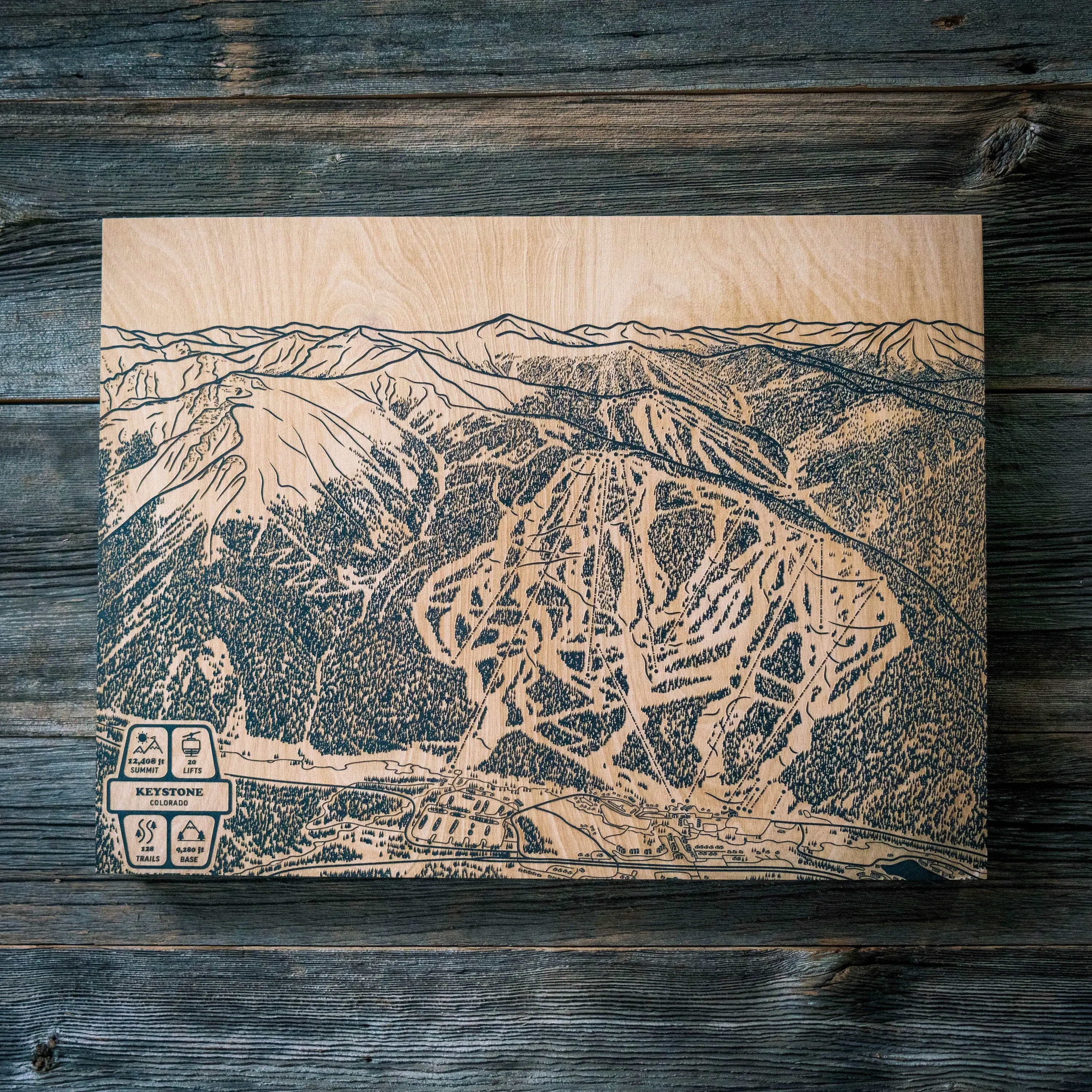 Keystone, Colorado Ski Trail Map